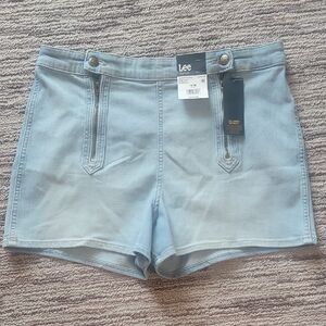 Lee Women's Sky Blue Jean Shorts